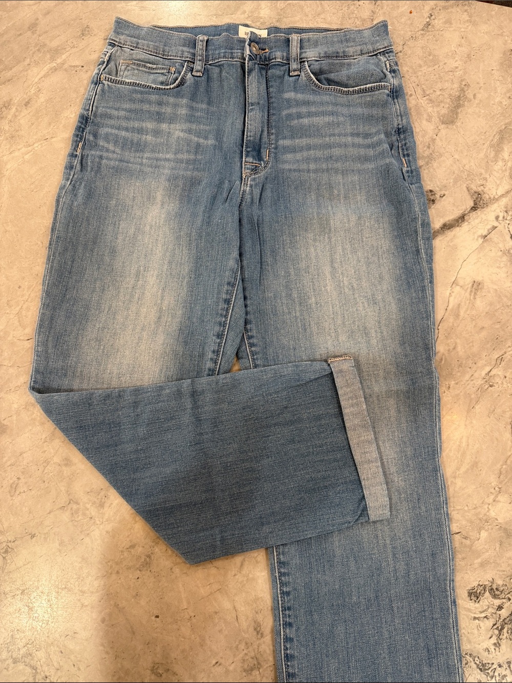 Hudson Jeans Light Blue Ankle Crop Denim Jeans